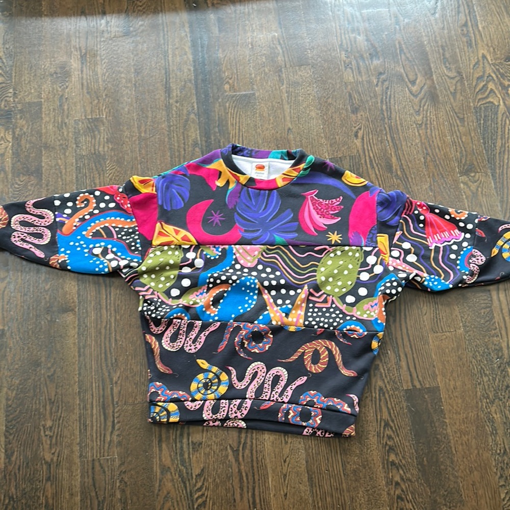 Farm Rio Mixed Print Sweatshirt